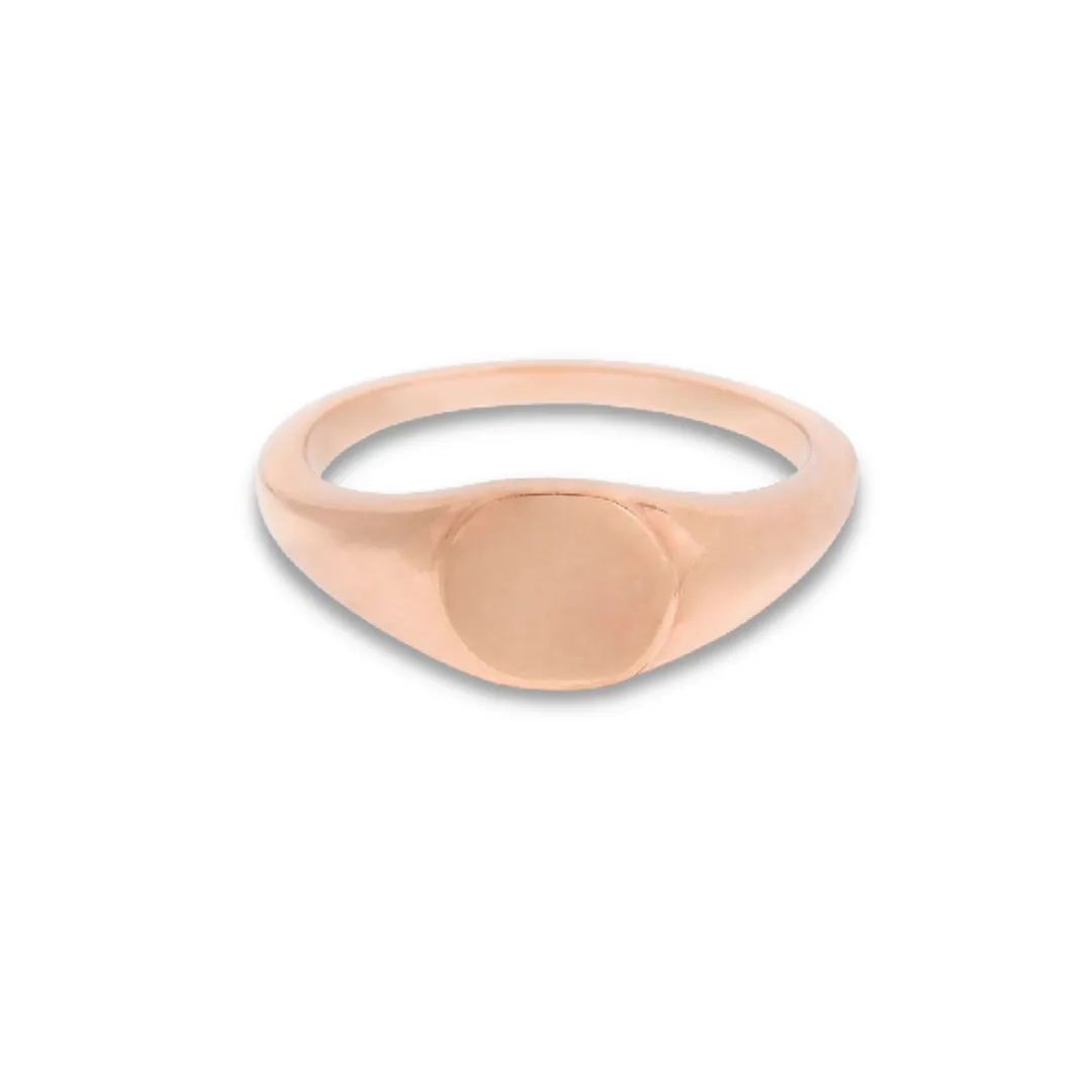 Adult Signet Ring - 9ct Rose Gold