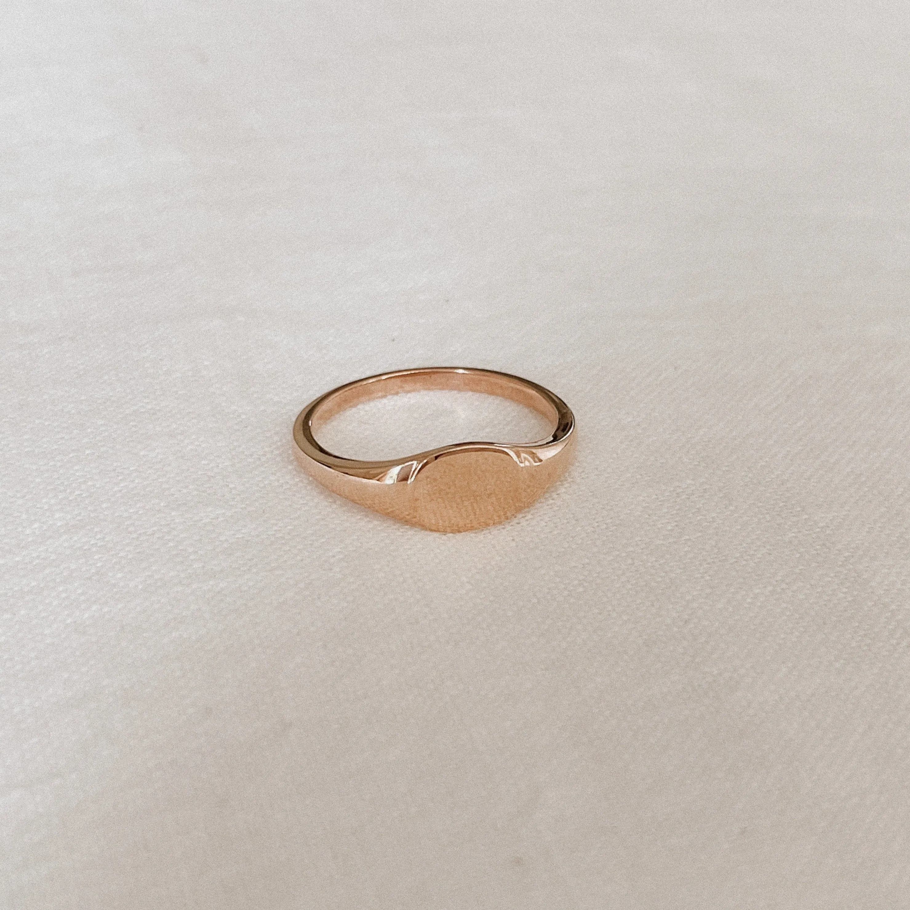 Adult Signet Ring - 9ct Rose Gold