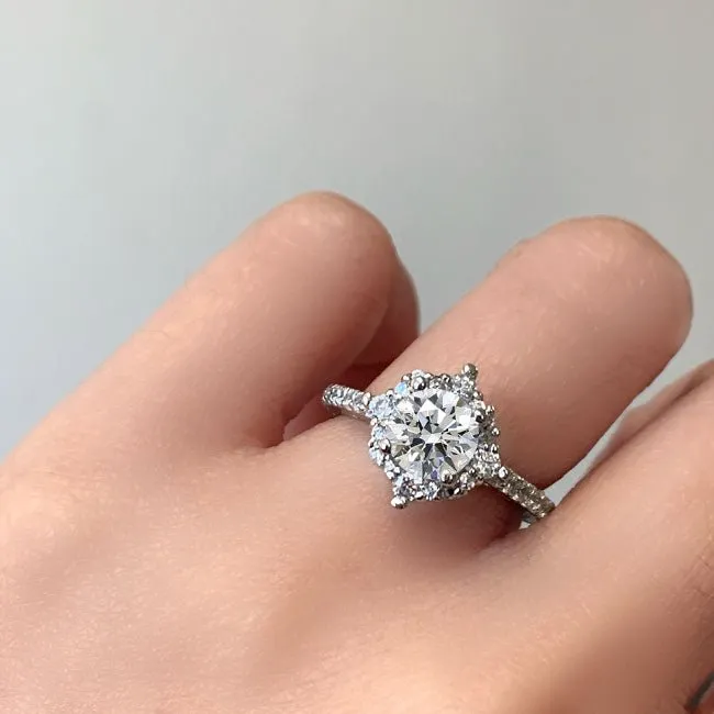 Barkev's Unique Halo Diamond Engagement Ring