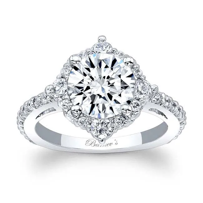 Barkev's Unique Halo Diamond Engagement Ring