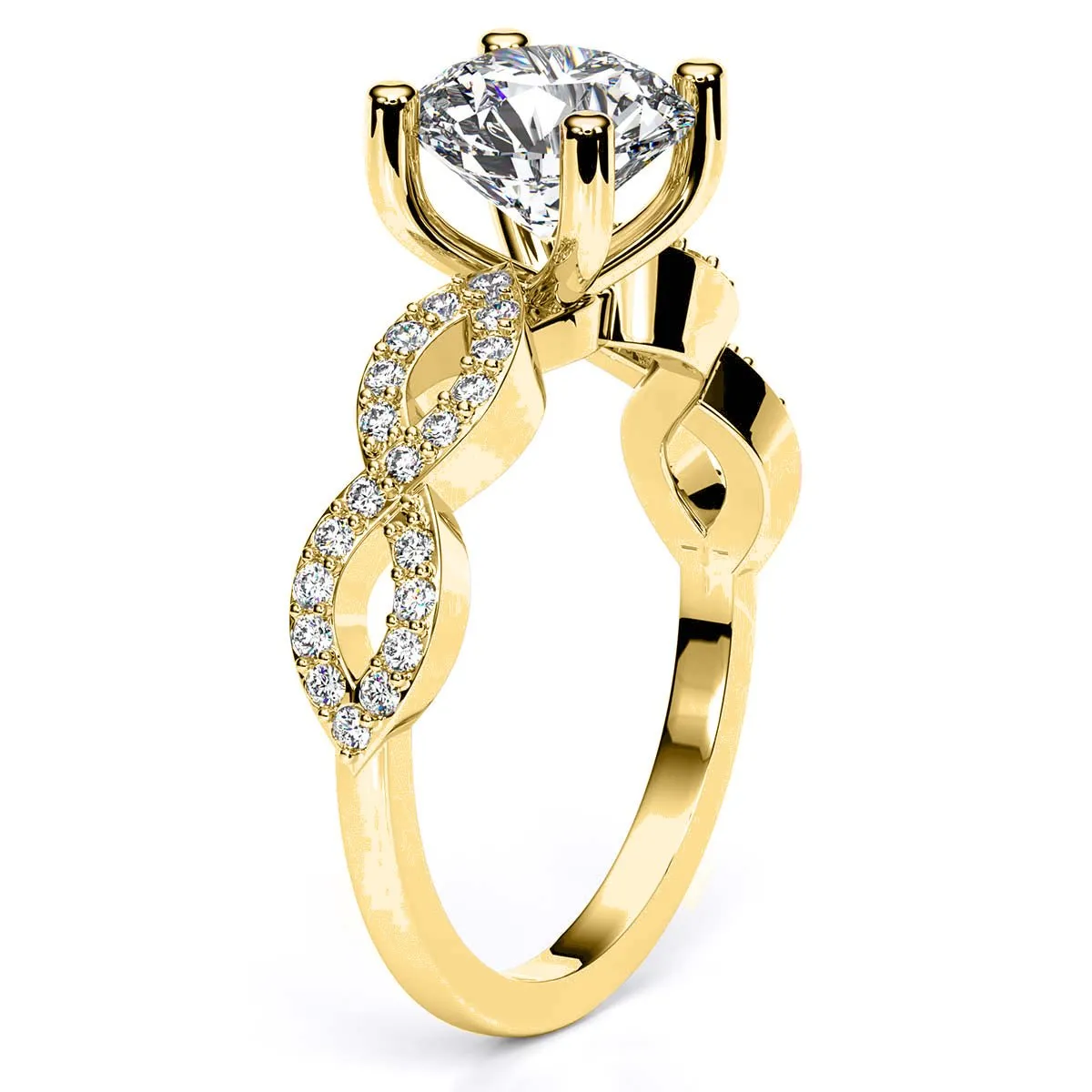 Camellia - Round Lab Diamond Engagement Ring (IGI Certified)