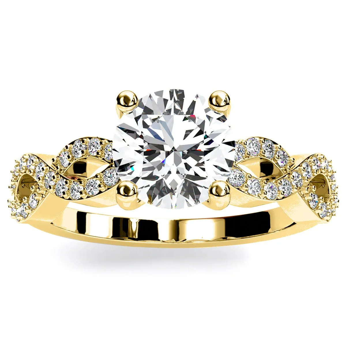 Camellia - Round Lab Diamond Engagement Ring (IGI Certified)