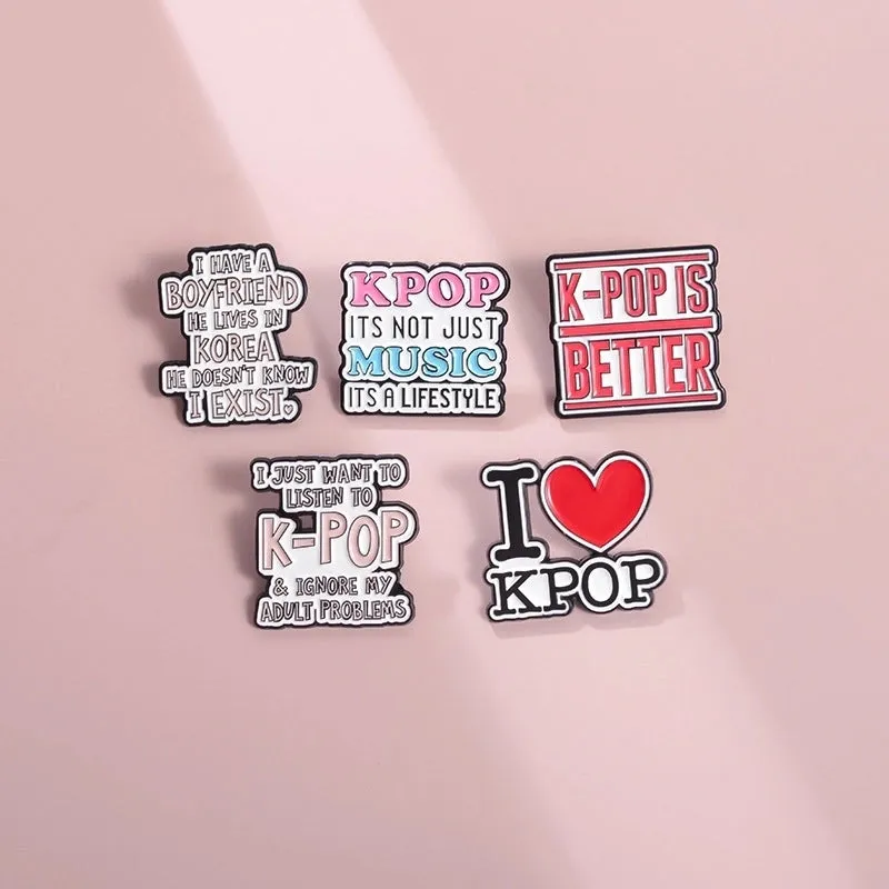 Cartoon Style Cowboy Style Artistic Letter Heart Shape Alloy Stamping Stoving Varnish Plating Unisex Badge Brooches Collar Pin