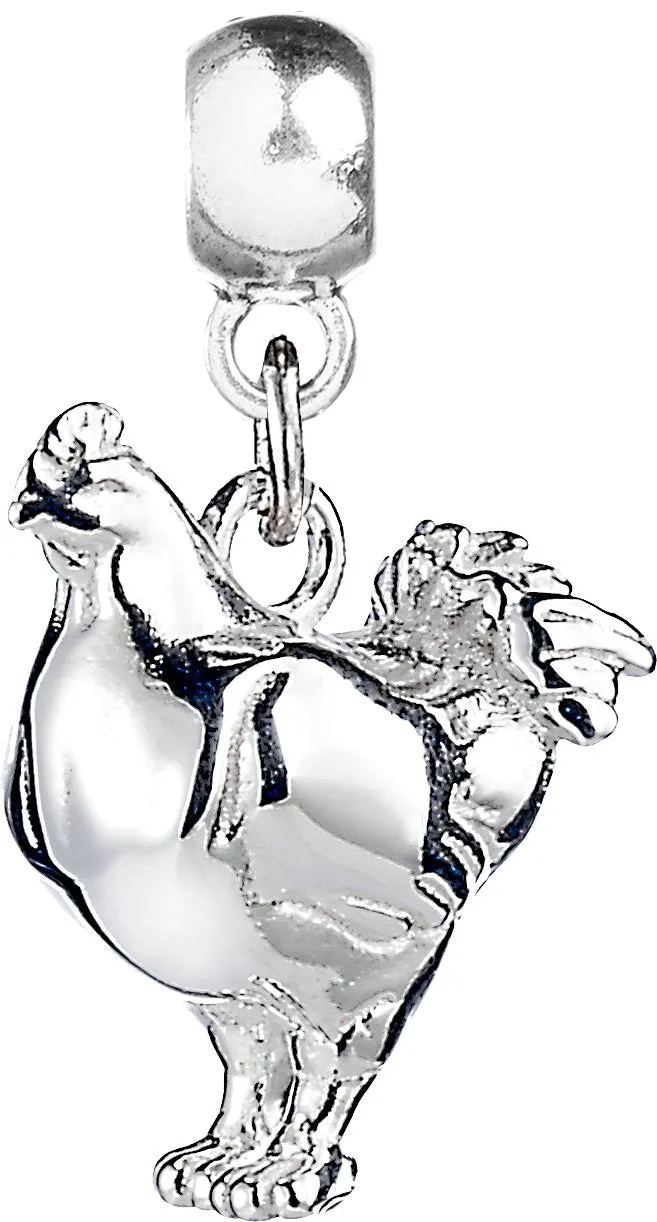 Chicken Silver Charm