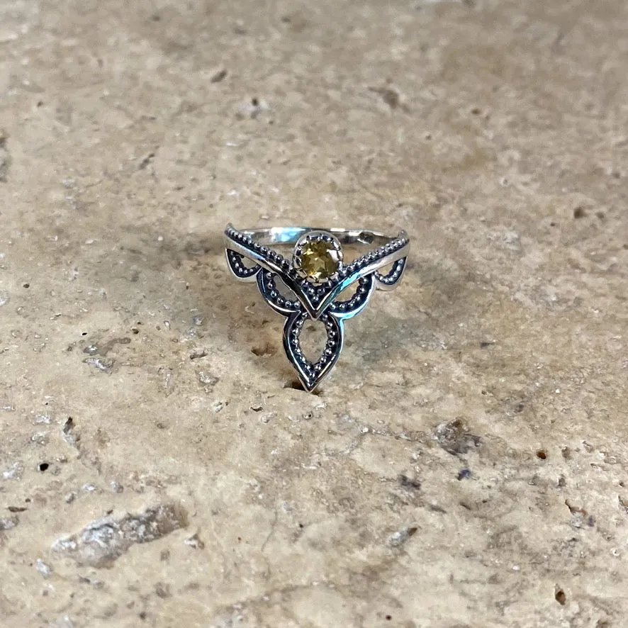 Citrine Ring - Mehindi