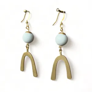 Concrete Mod Arch Earrings