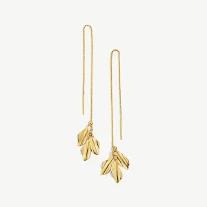 Delicate Bidu Chain Threader Earrings