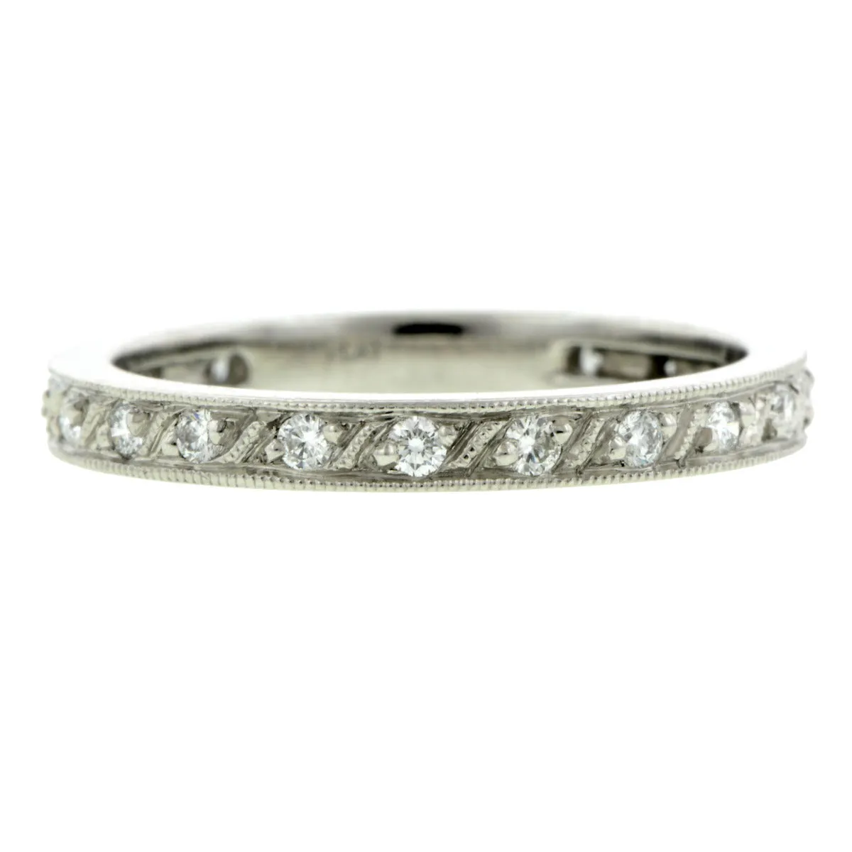 Diamond S-Curve Eternity Band