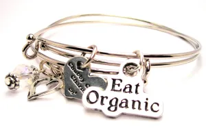 Eat Organic Expandable Bangle Bracelet Set