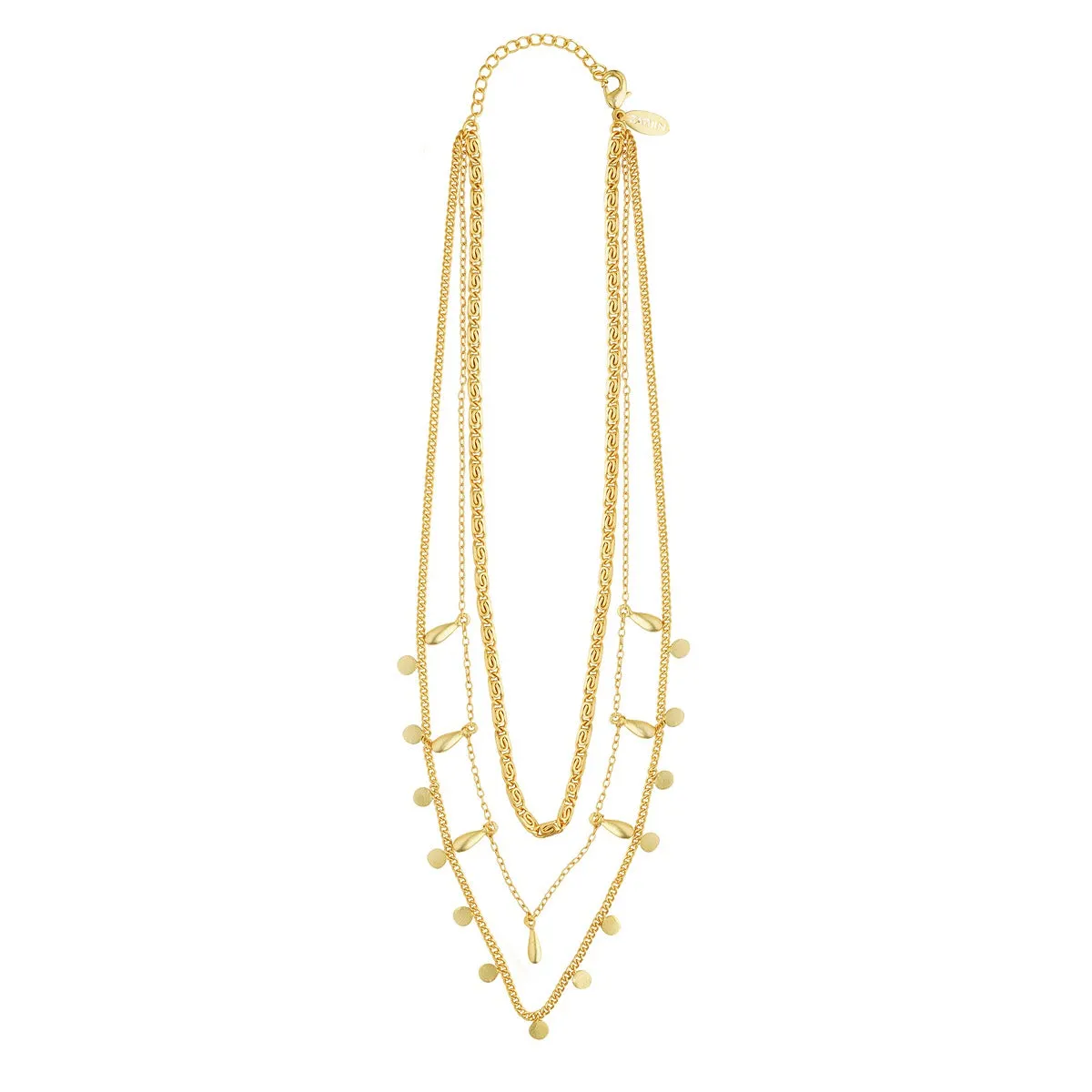 Ethereal Gold Layered Necklace