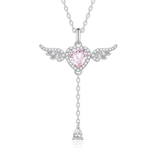 FANCIME "Angel's Love" Sterling Silver Necklace