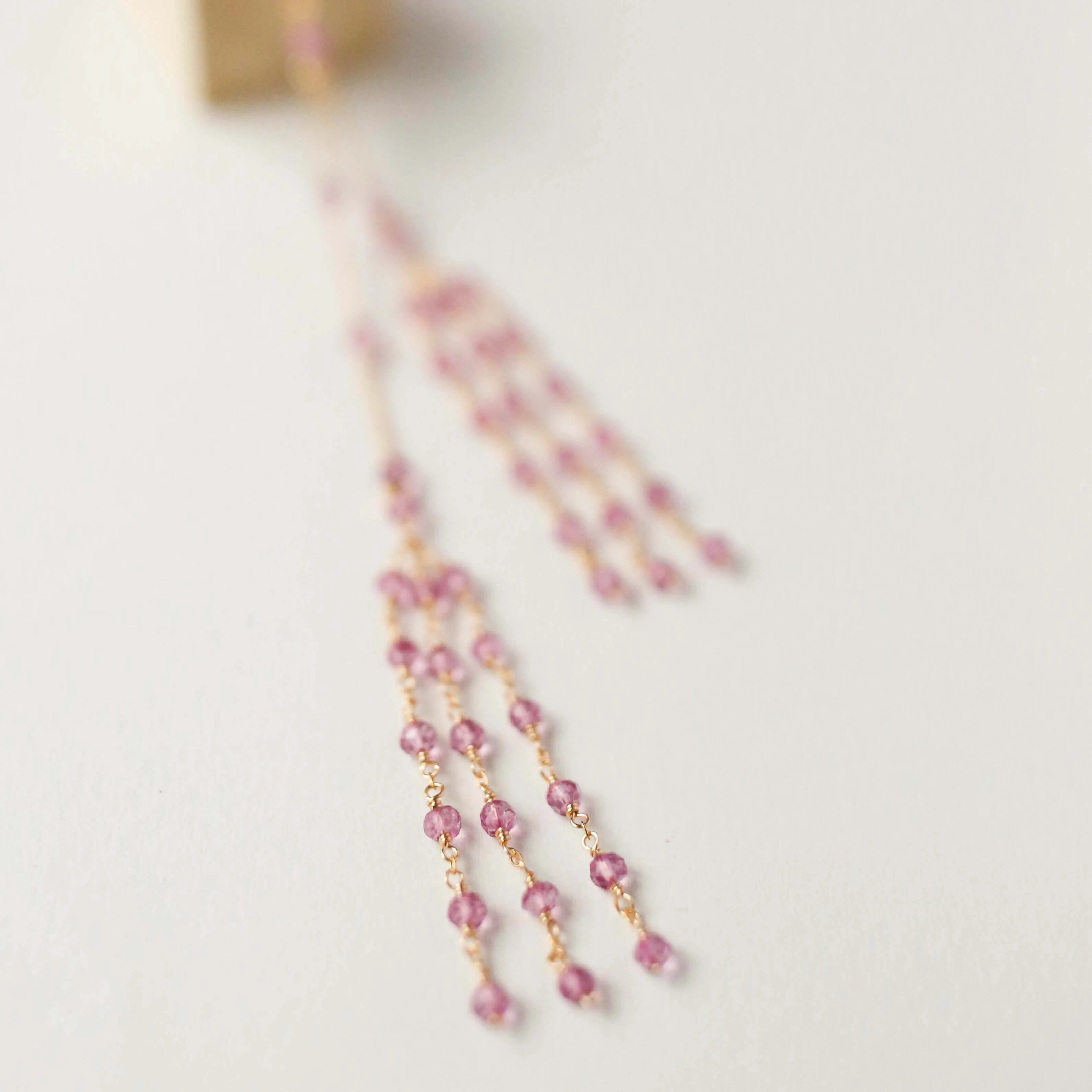 Gemstone Ballet Lariat Necklaces