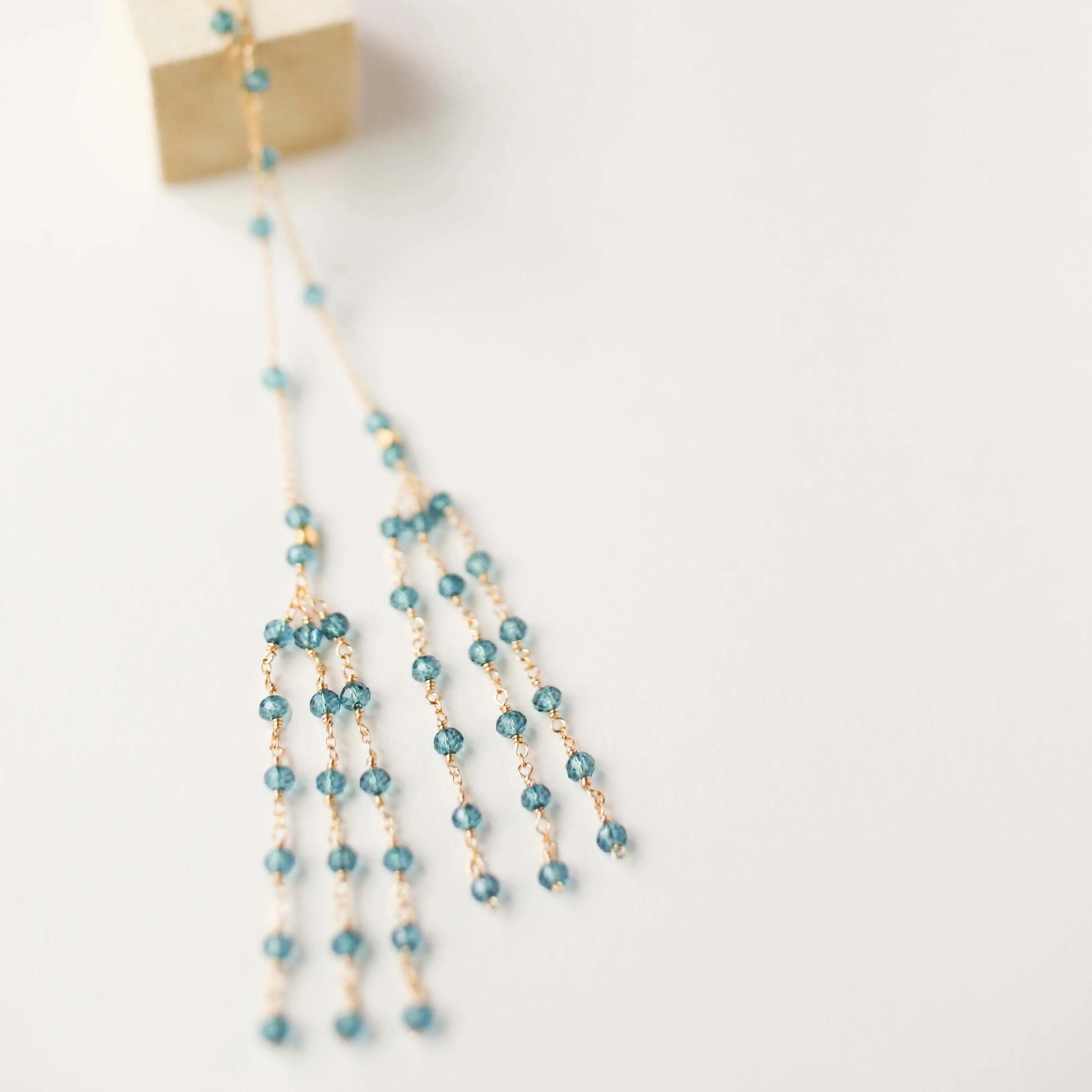 Gemstone Ballet Lariat Necklaces