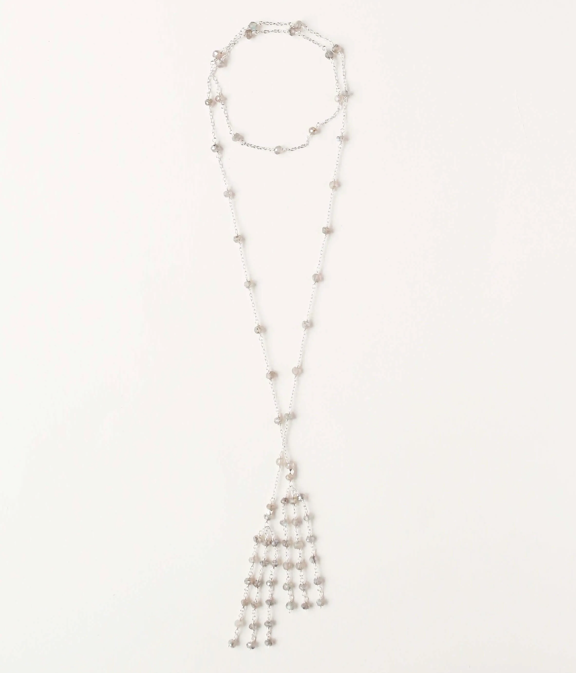 Gemstone Ballet Lariat Necklaces