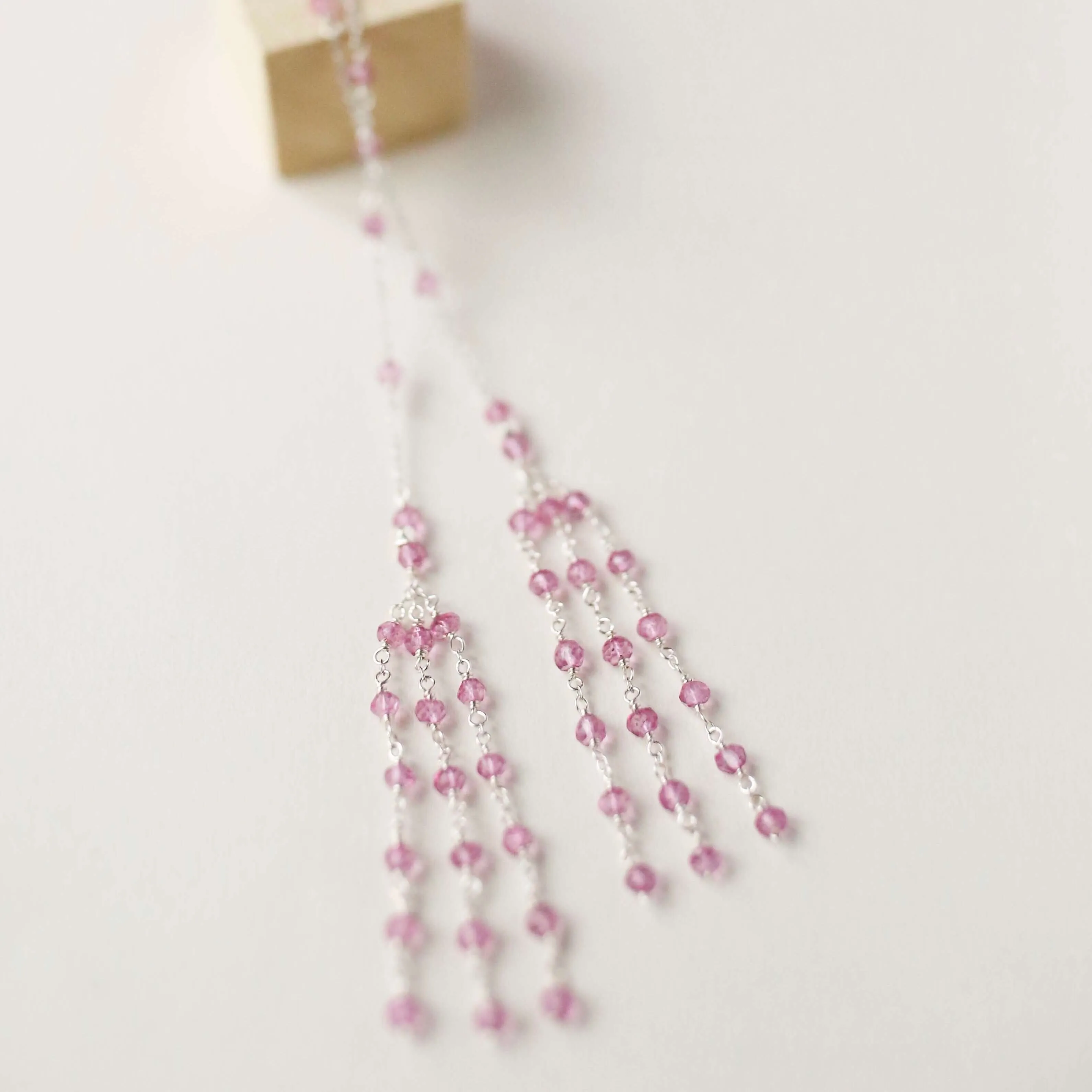 Gemstone Ballet Lariat Necklaces