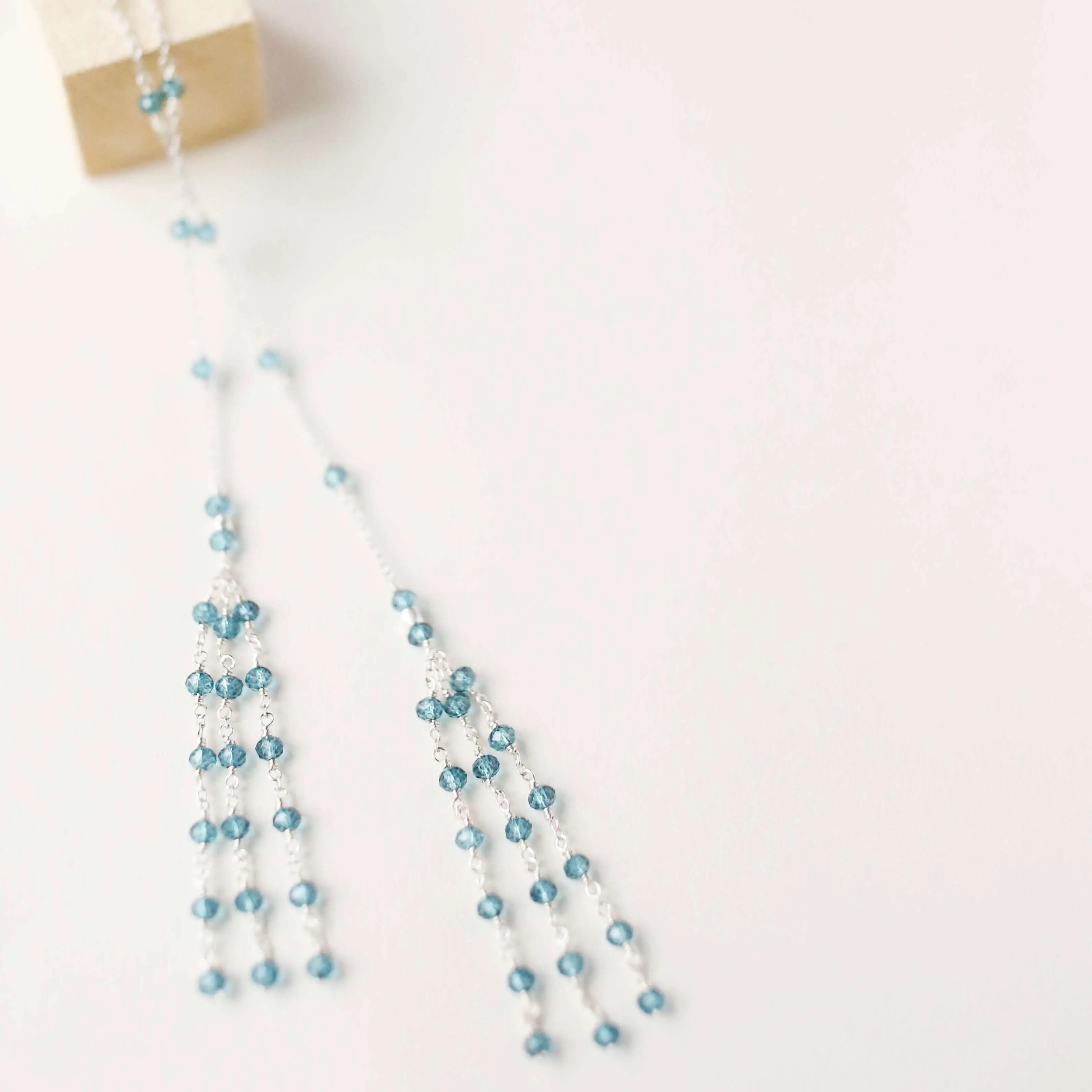 Gemstone Ballet Lariat Necklaces