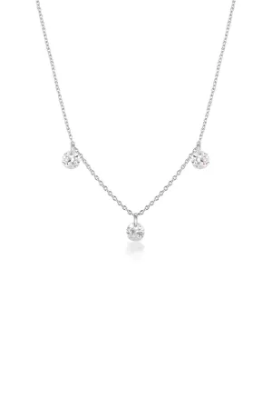 Georgini Mirage Ethereal Pendant- Silver & White CZ