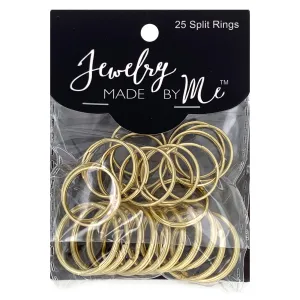 Gold Split Rings 25pc Assortment