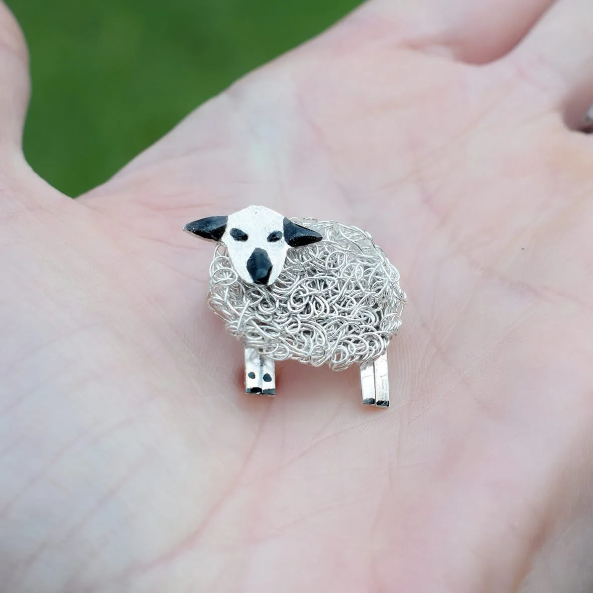 Hampshire Down Sheep Brooch