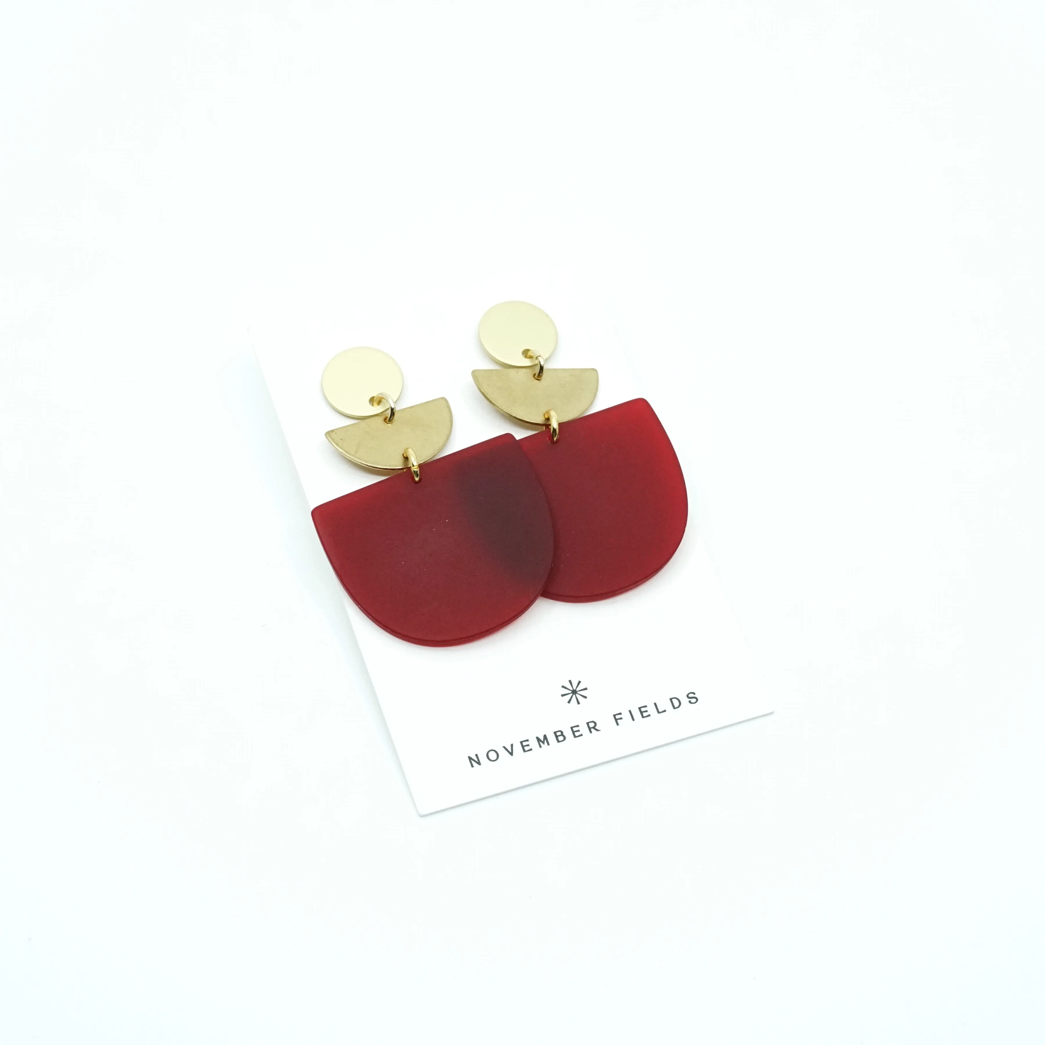 Harlowe Modern Resin Earrings