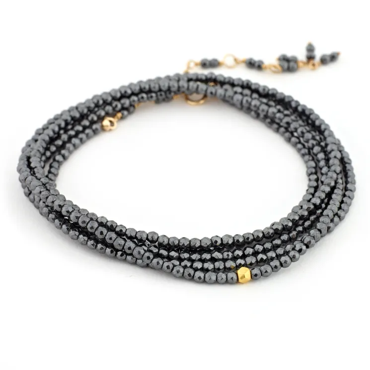 Hematite Wrap Bracelet/Necklace