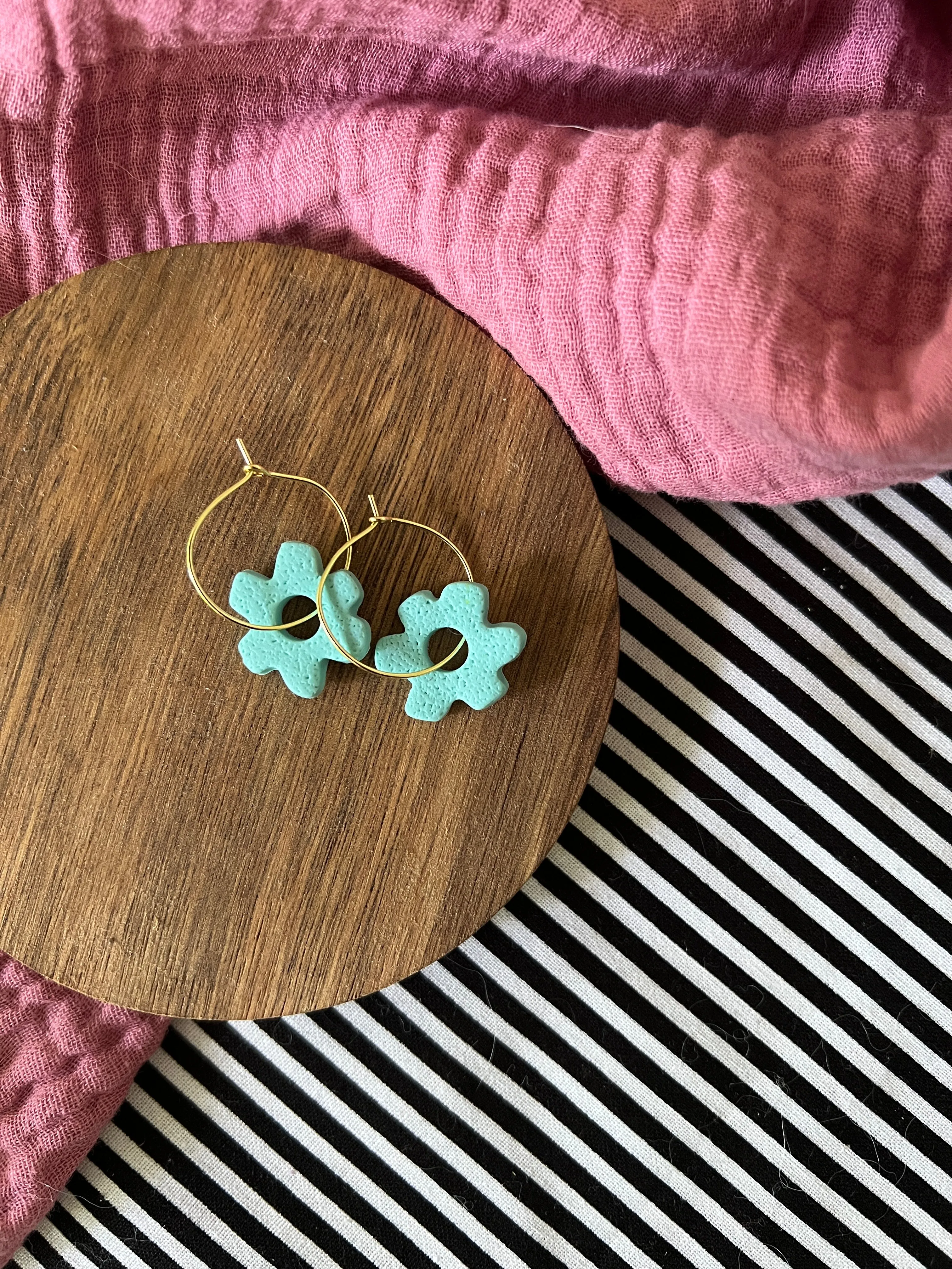 Julia Flower Hoops