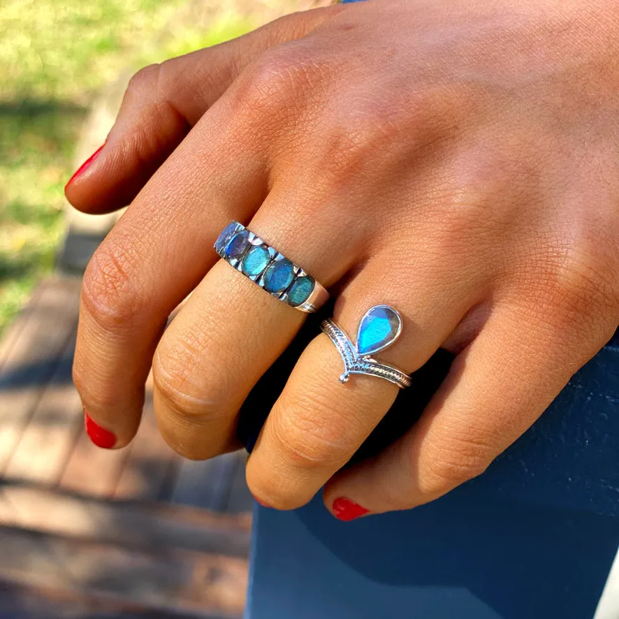 Labradorite Ring - Aurora