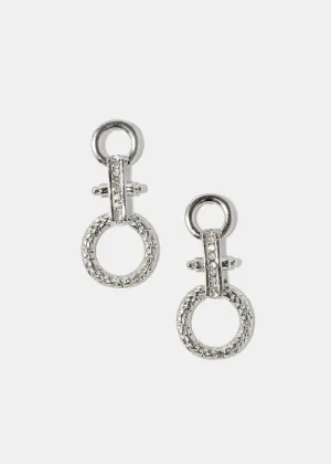 Metal Ring Dangle Earrings