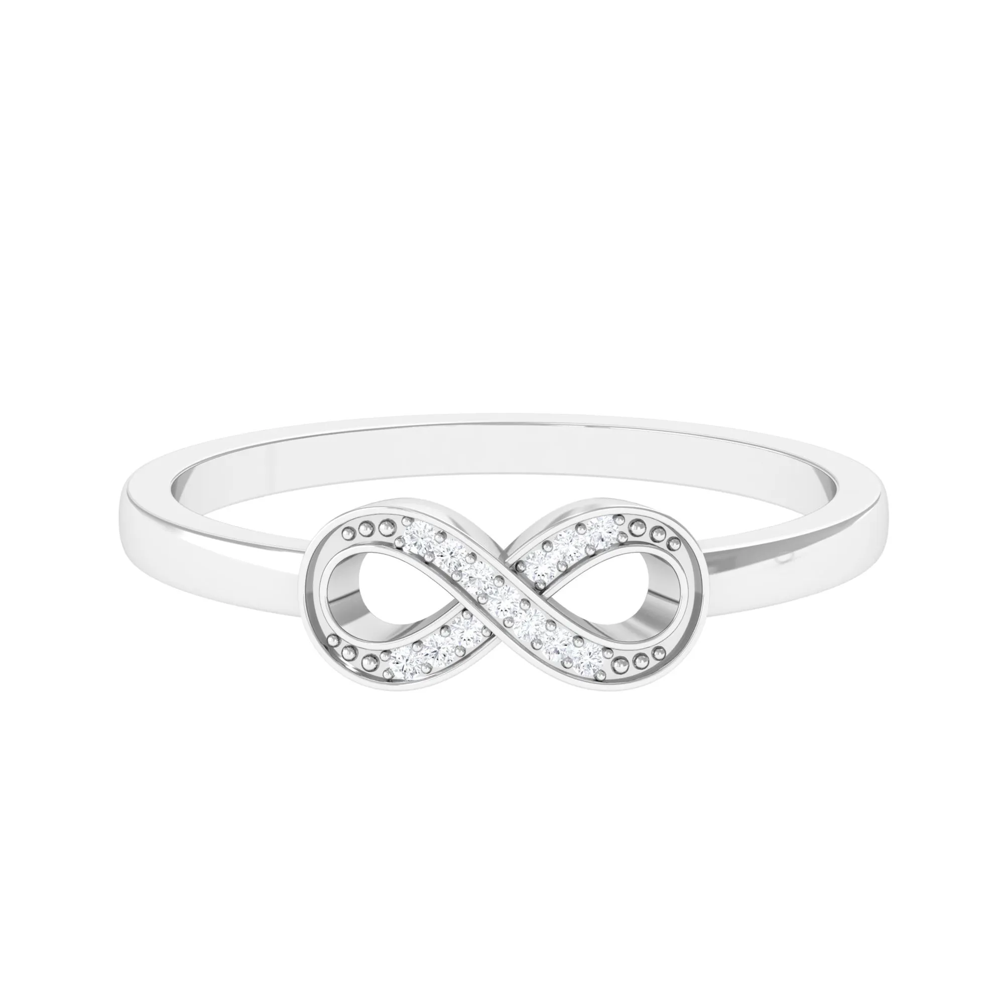 Minimal Diamond Infinity Promise Ring