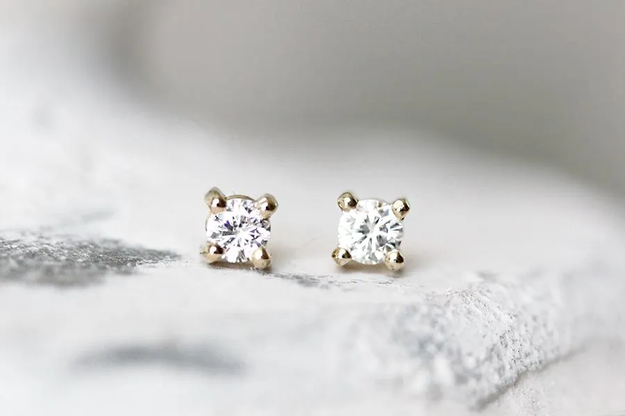 Moissanite Studs