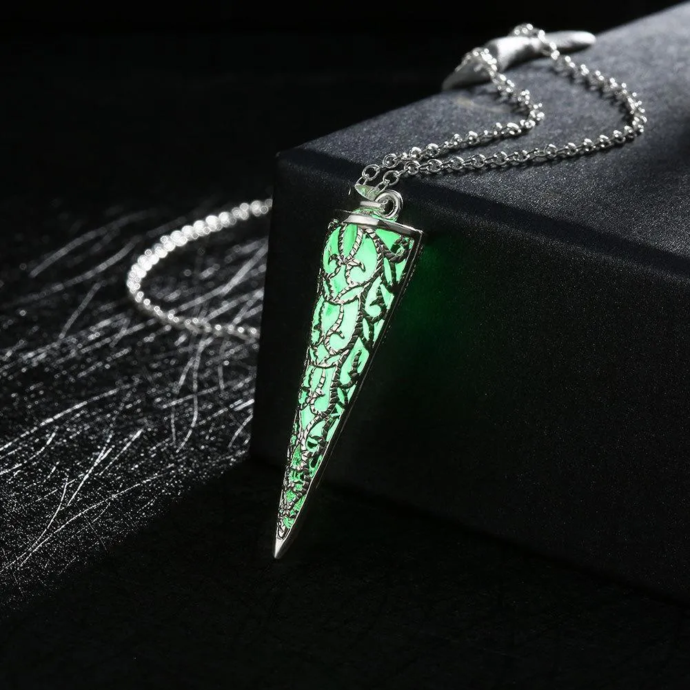 Mystical Glowing Pendulum Pendant Necklaces