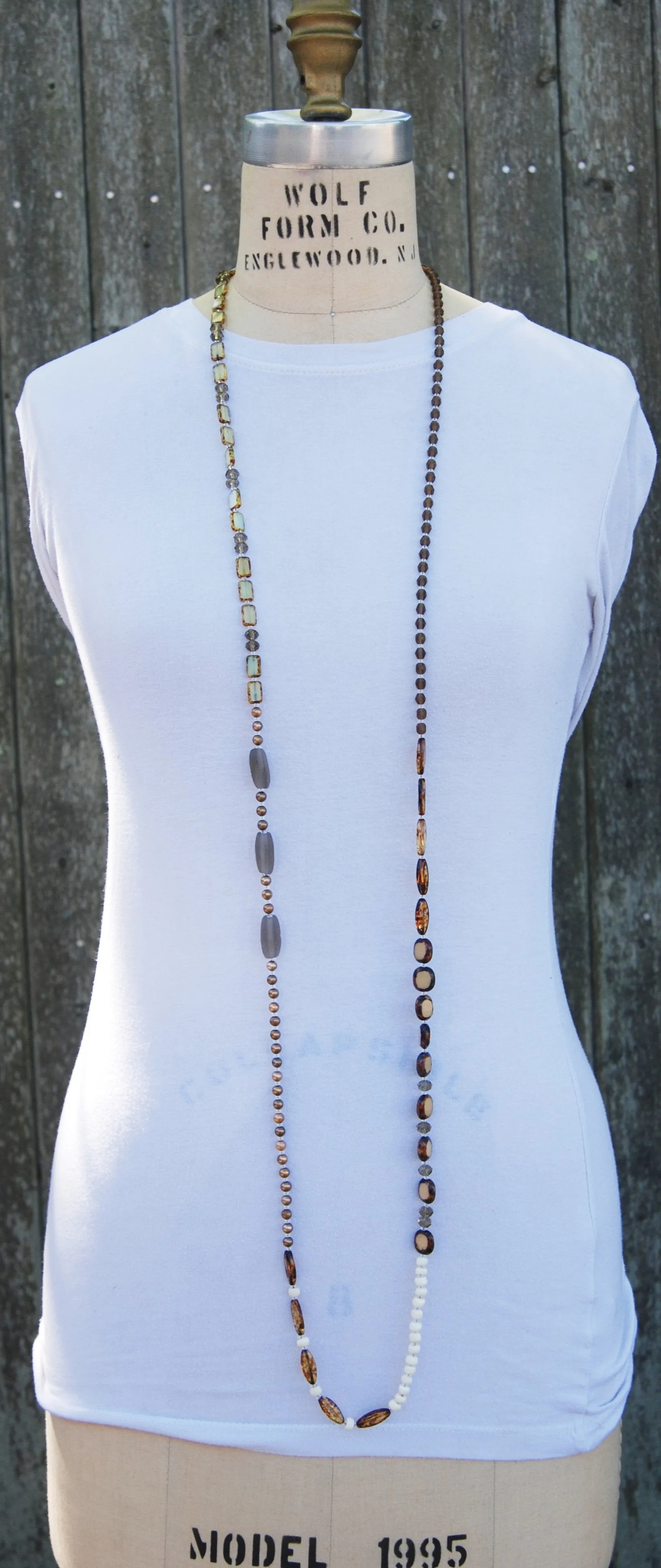 Natural Medley Necklace, 60"