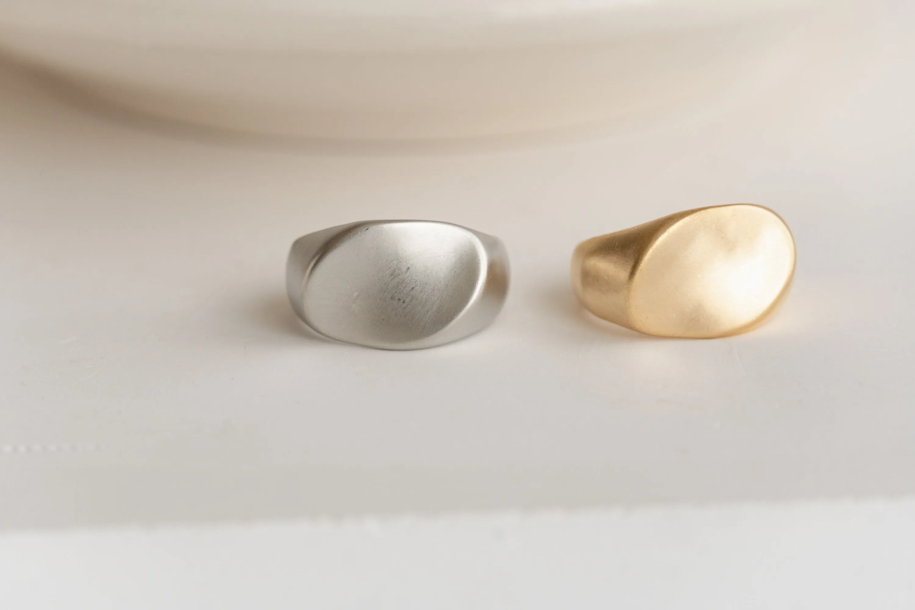 Plain Silver Sovereign Ring