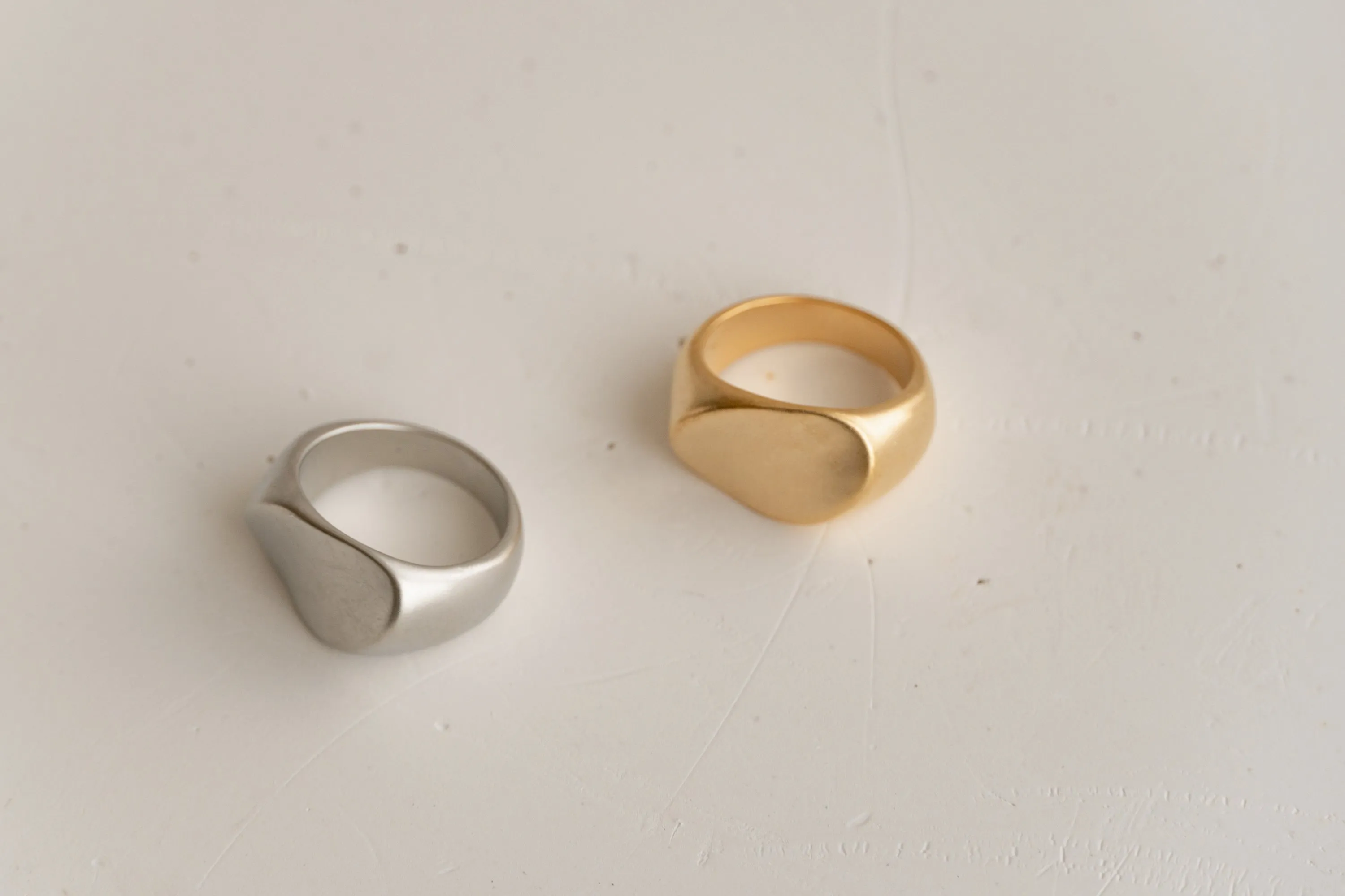 Plain Silver Sovereign Ring