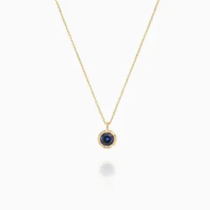 Sapphire Bezel Pendant