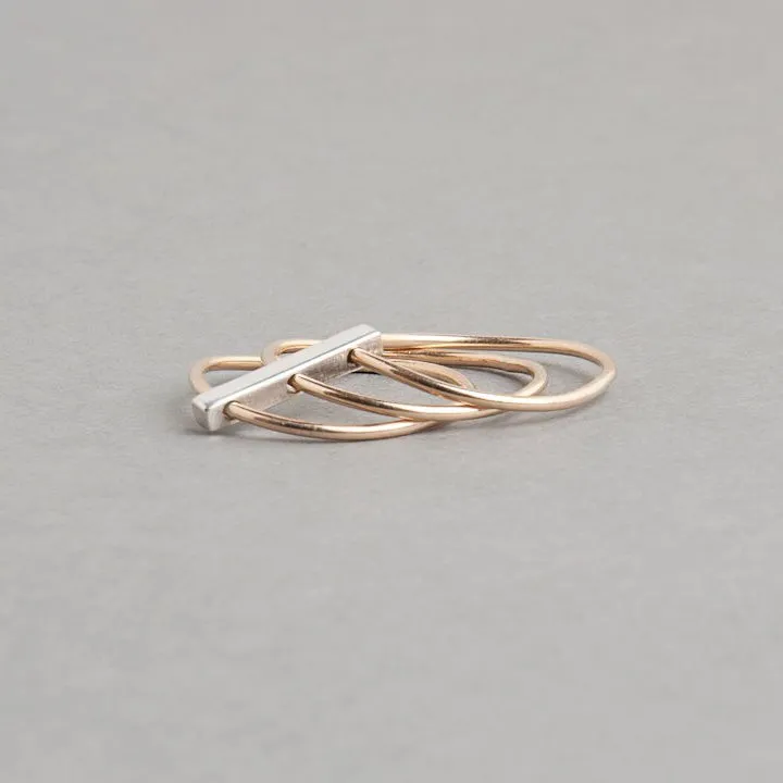 SATELLITE STACKED RING