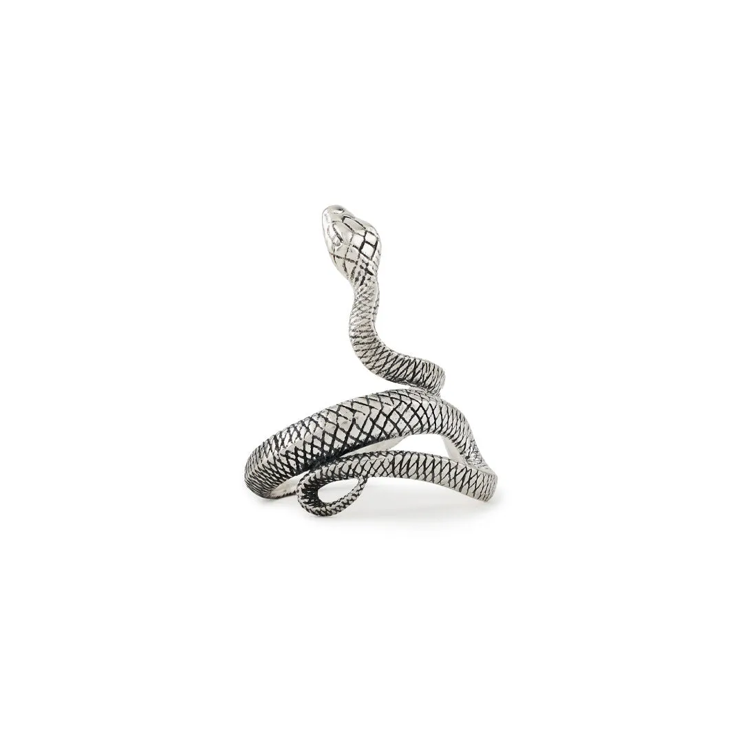 Silver Snake Ring