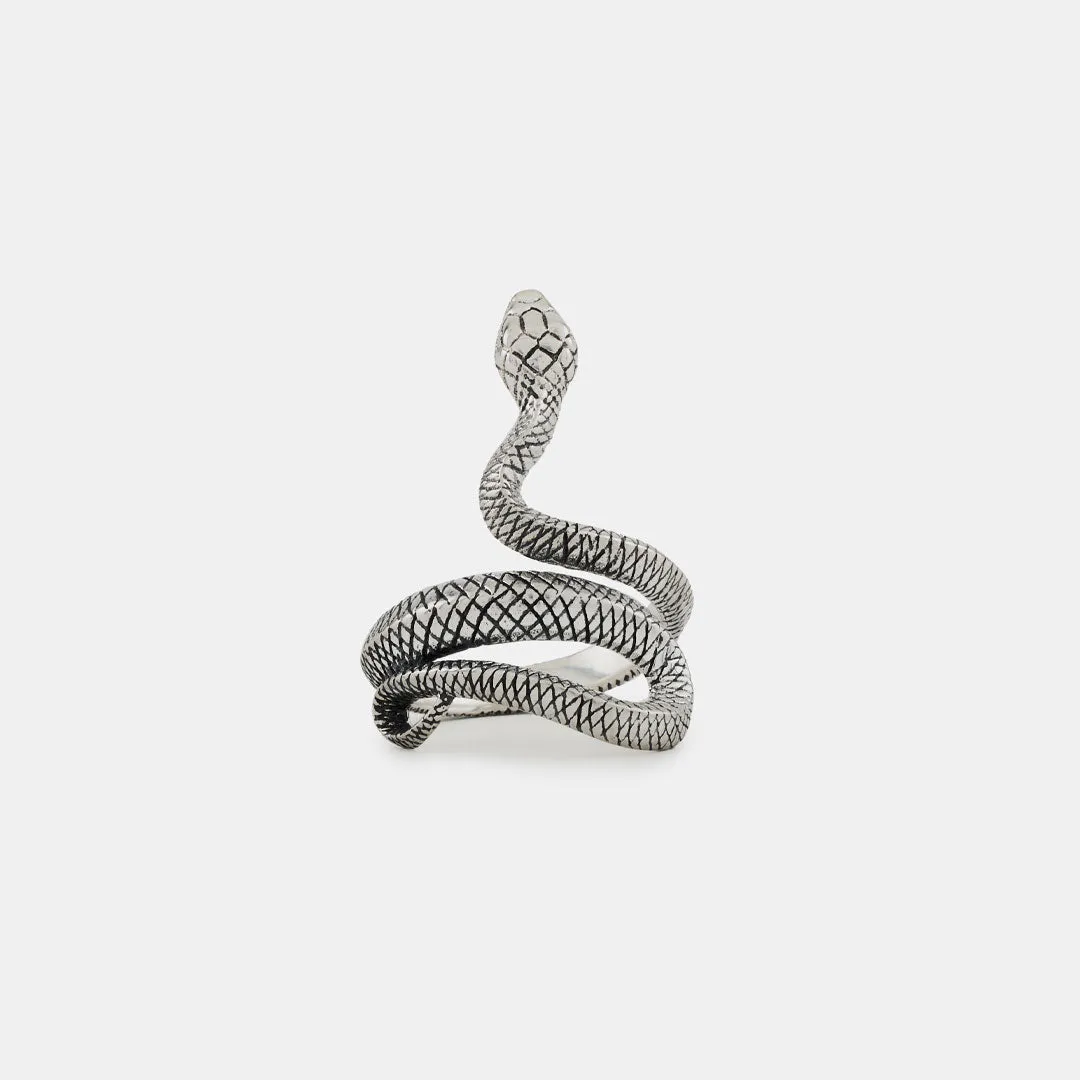 Silver Snake Ring