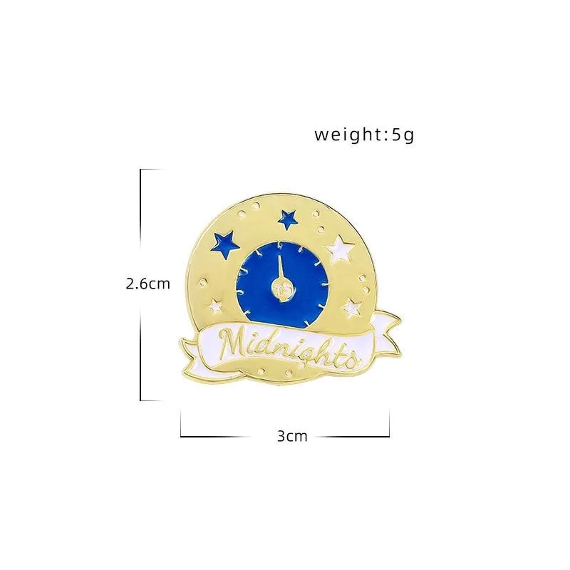 Simple Style Artistic Cartoon Letter Alloy Stamping Stoving Varnish Plating Unisex Brooches