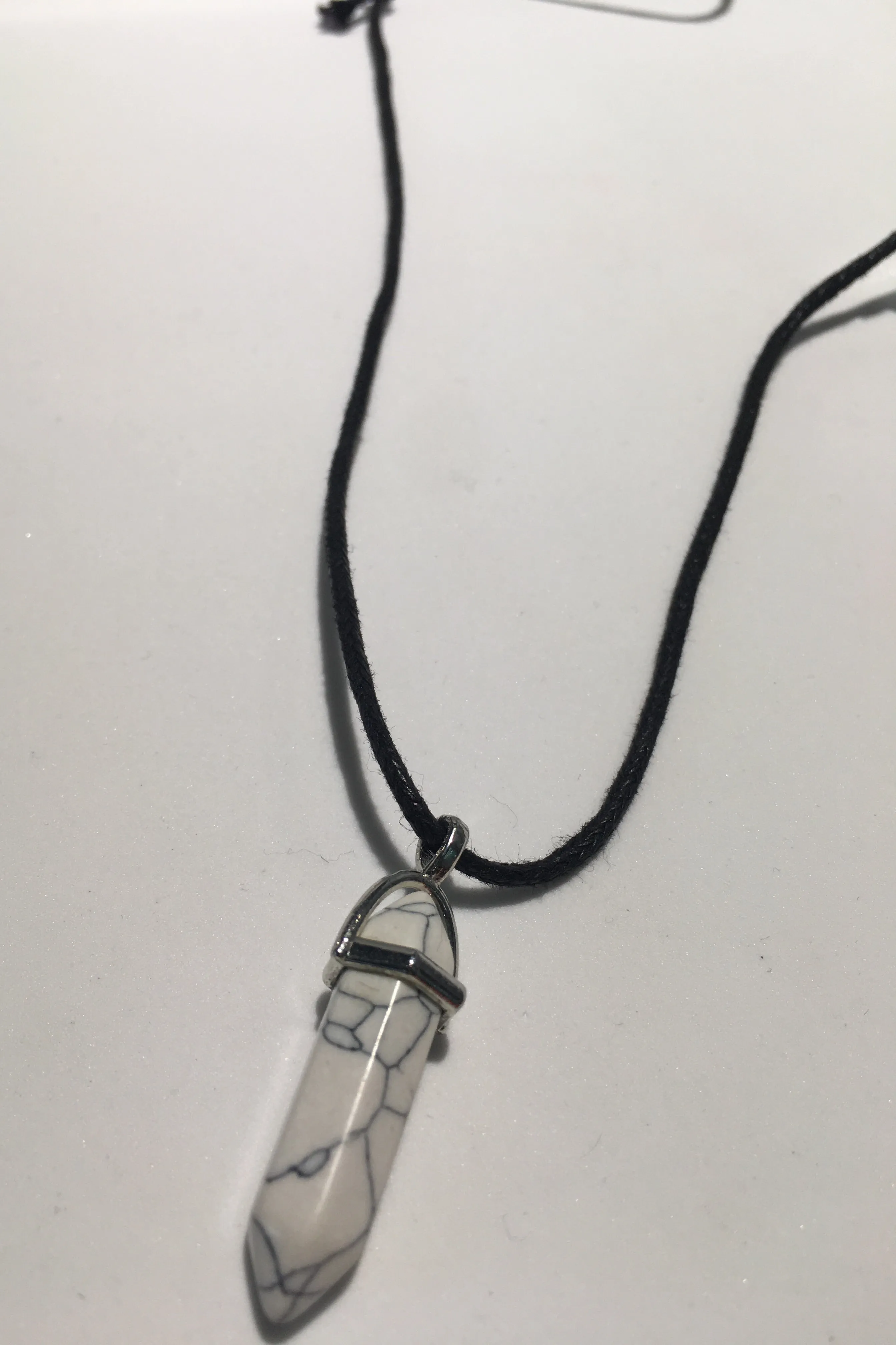 Small Crystal Point Necklace