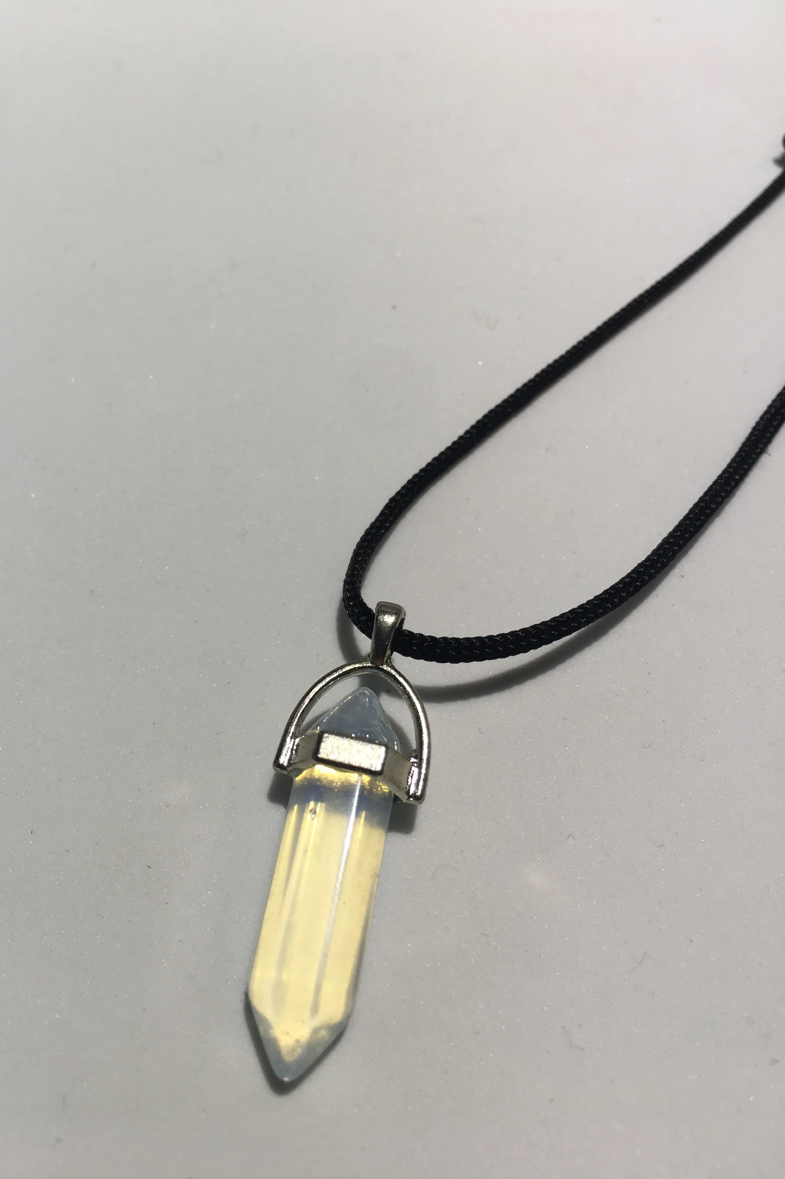 Small Crystal Point Necklace