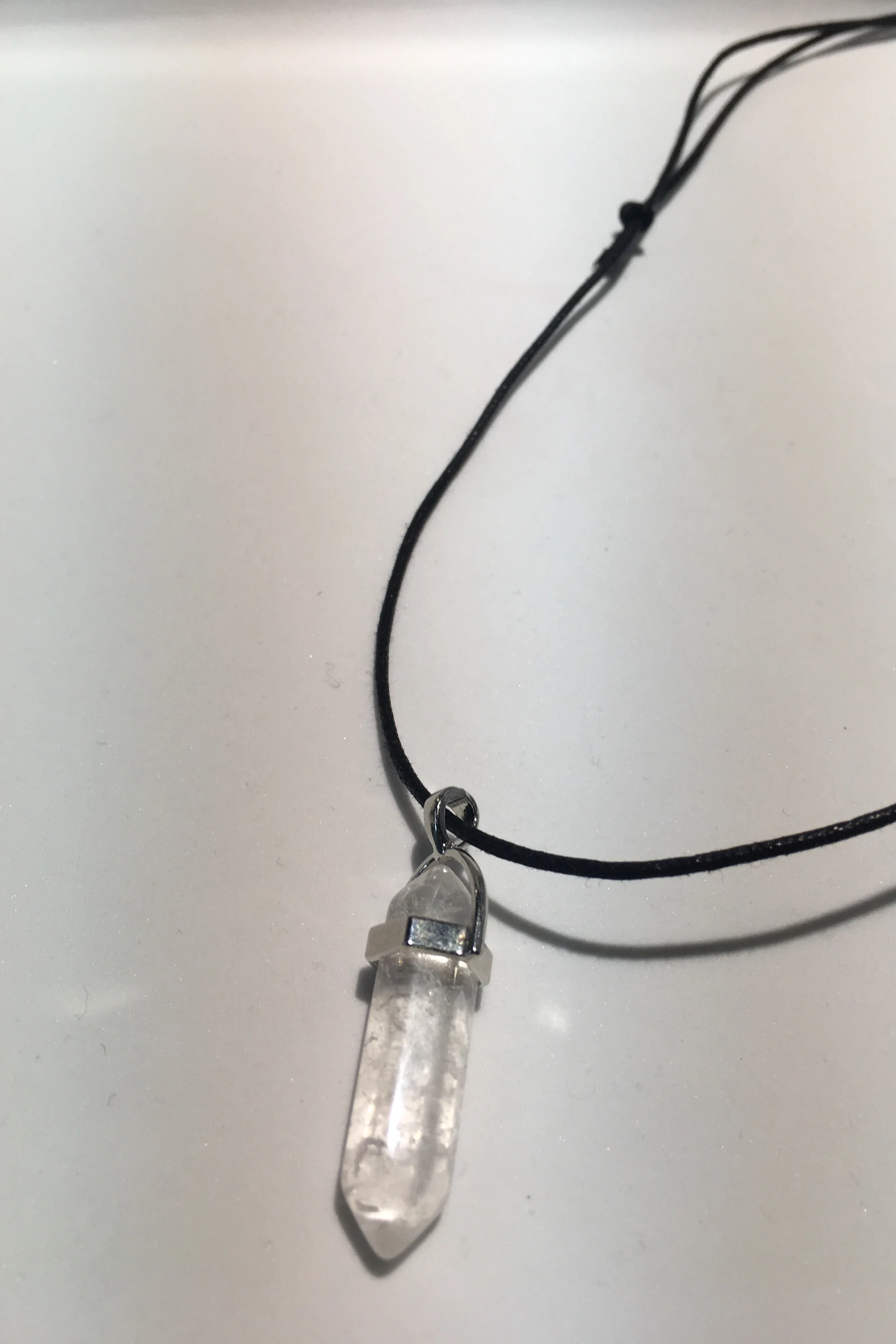 Small Crystal Point Necklace