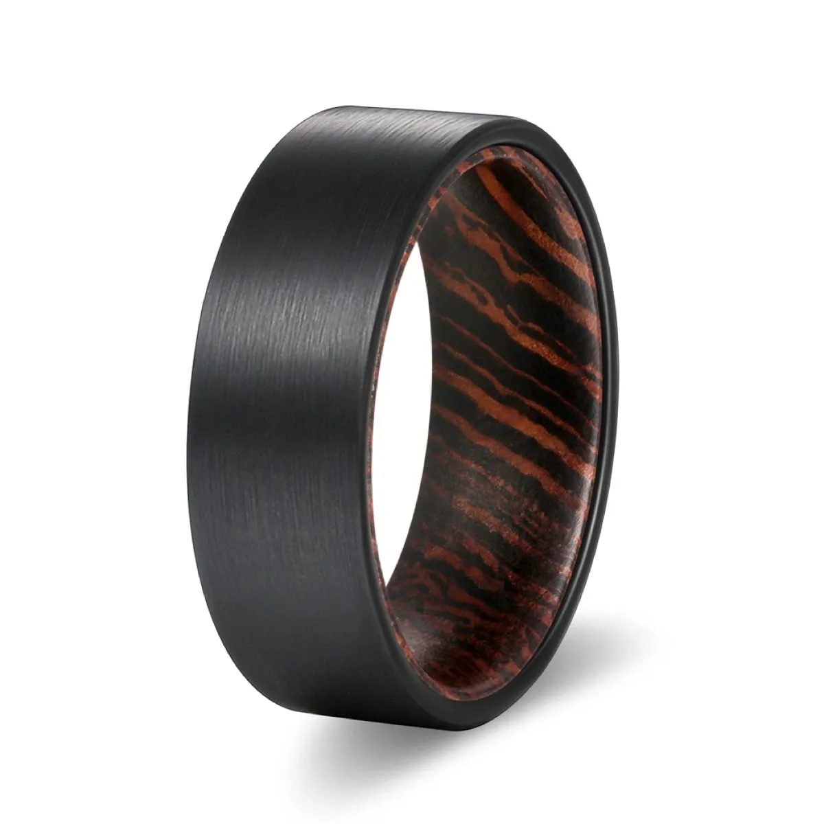 SPEAR | Wenge Wood, Black Flat Brushed Tungsten