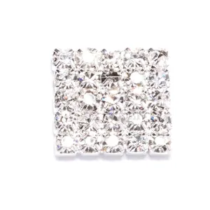 SQUARE RHINESTONE FLAT BACK 10 Pack