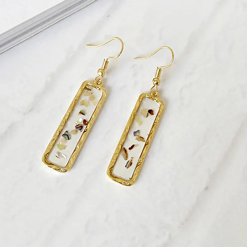 Square Shaped Sustainable Earrings  Cleoblvd