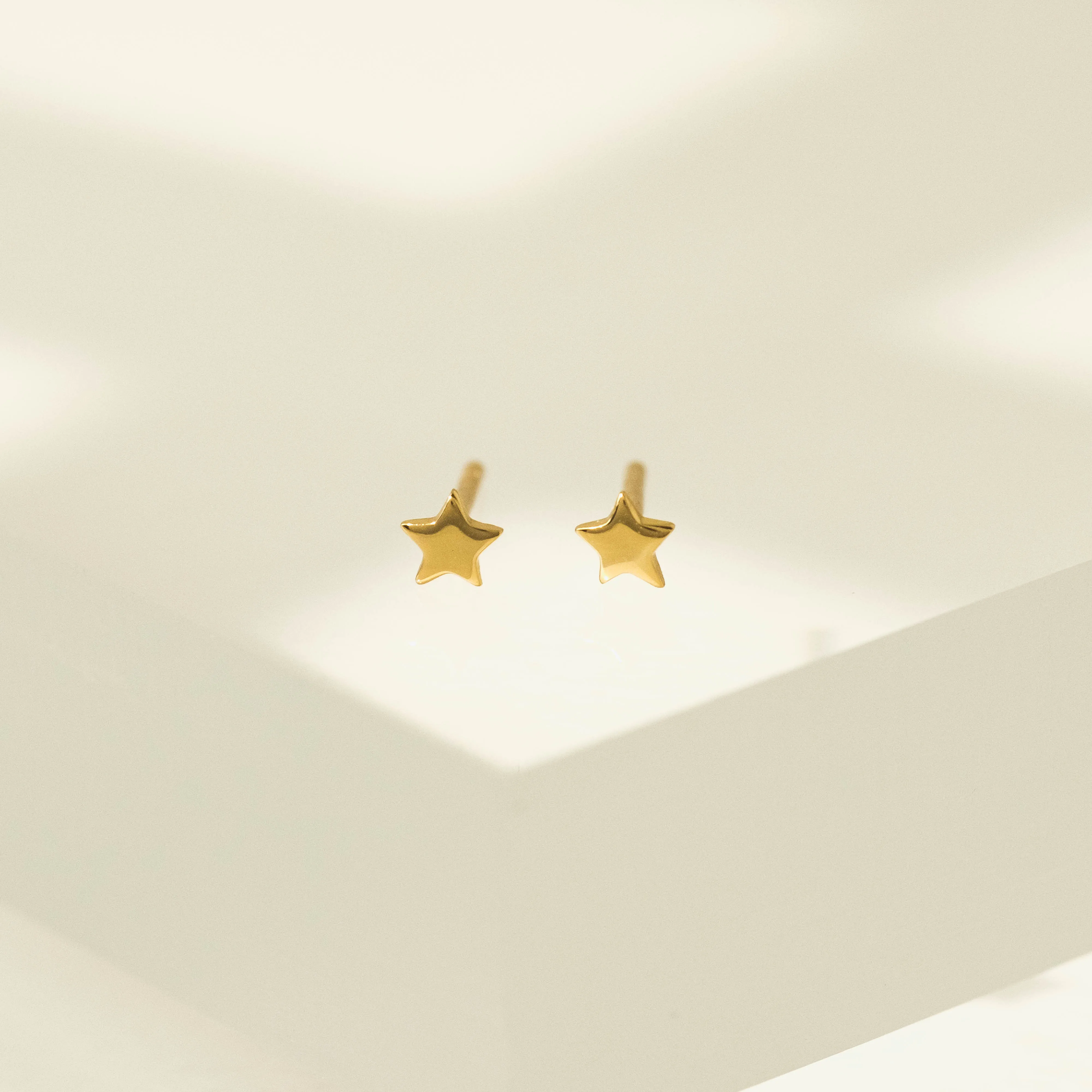 Star Charm Stud Earrings