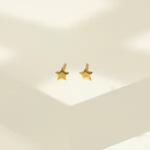 Star Charm Stud Earrings