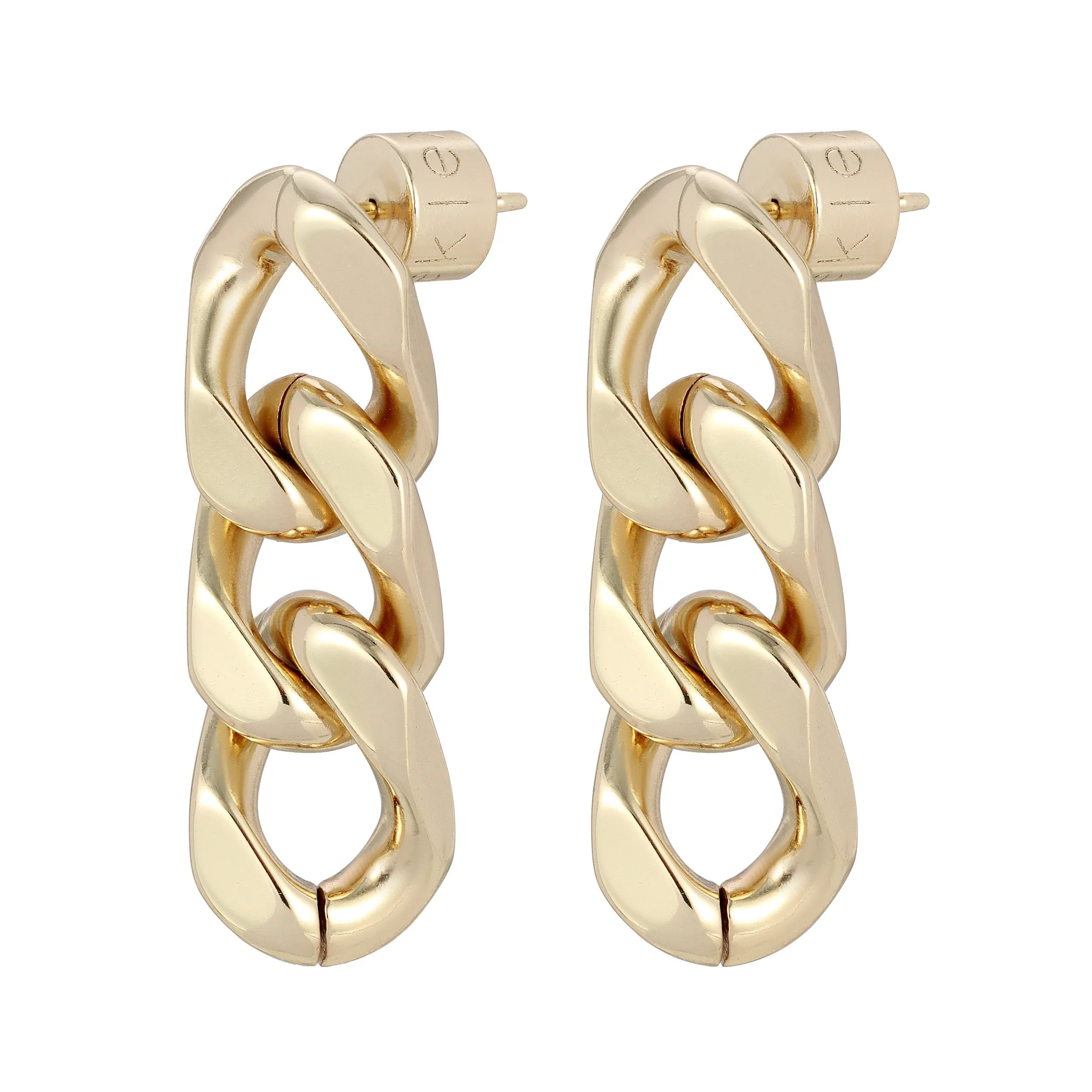 Taraji 3 Link Drop Earrings by eklexic