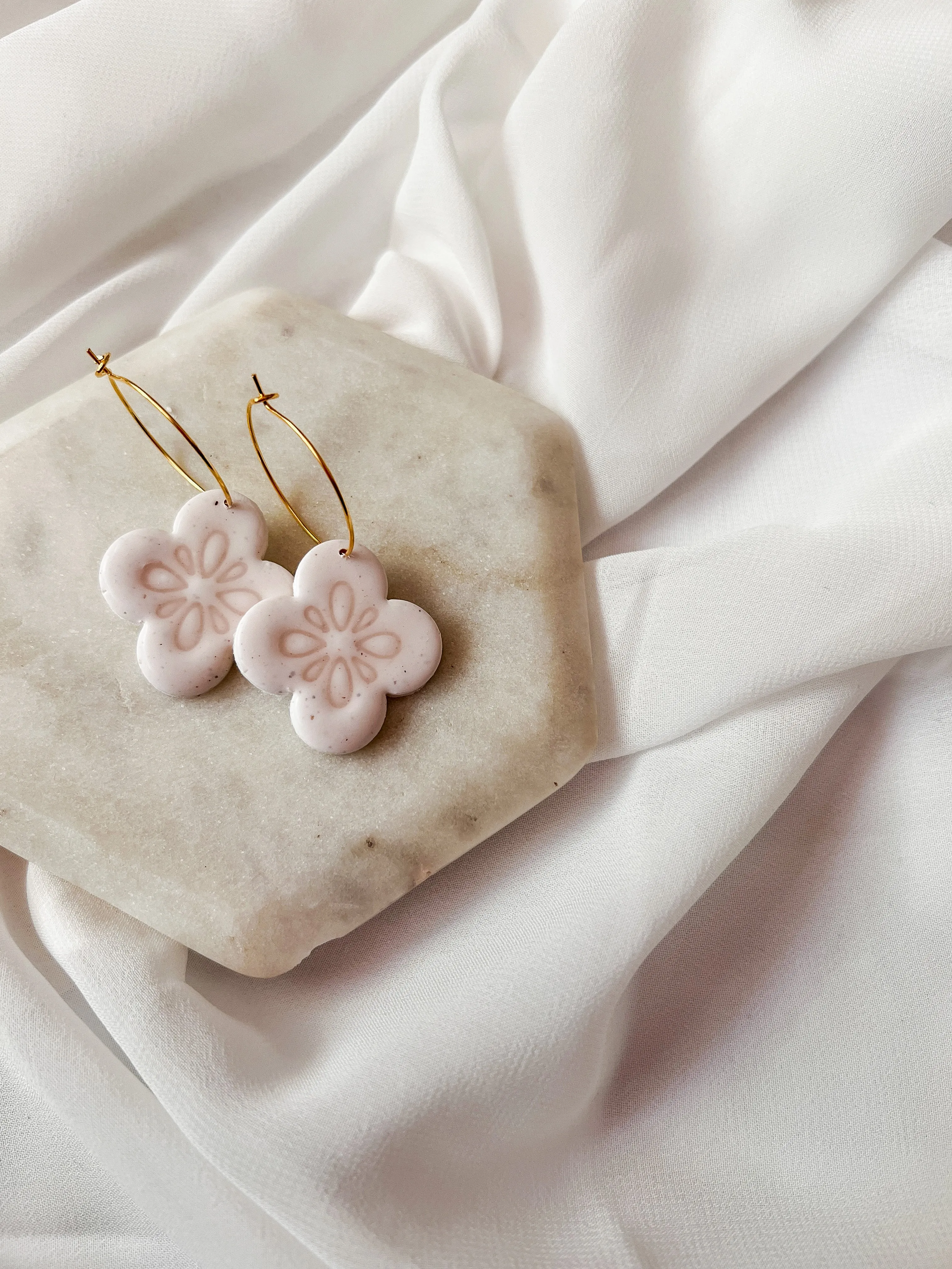 Tile |  Polymer Clay Earrings