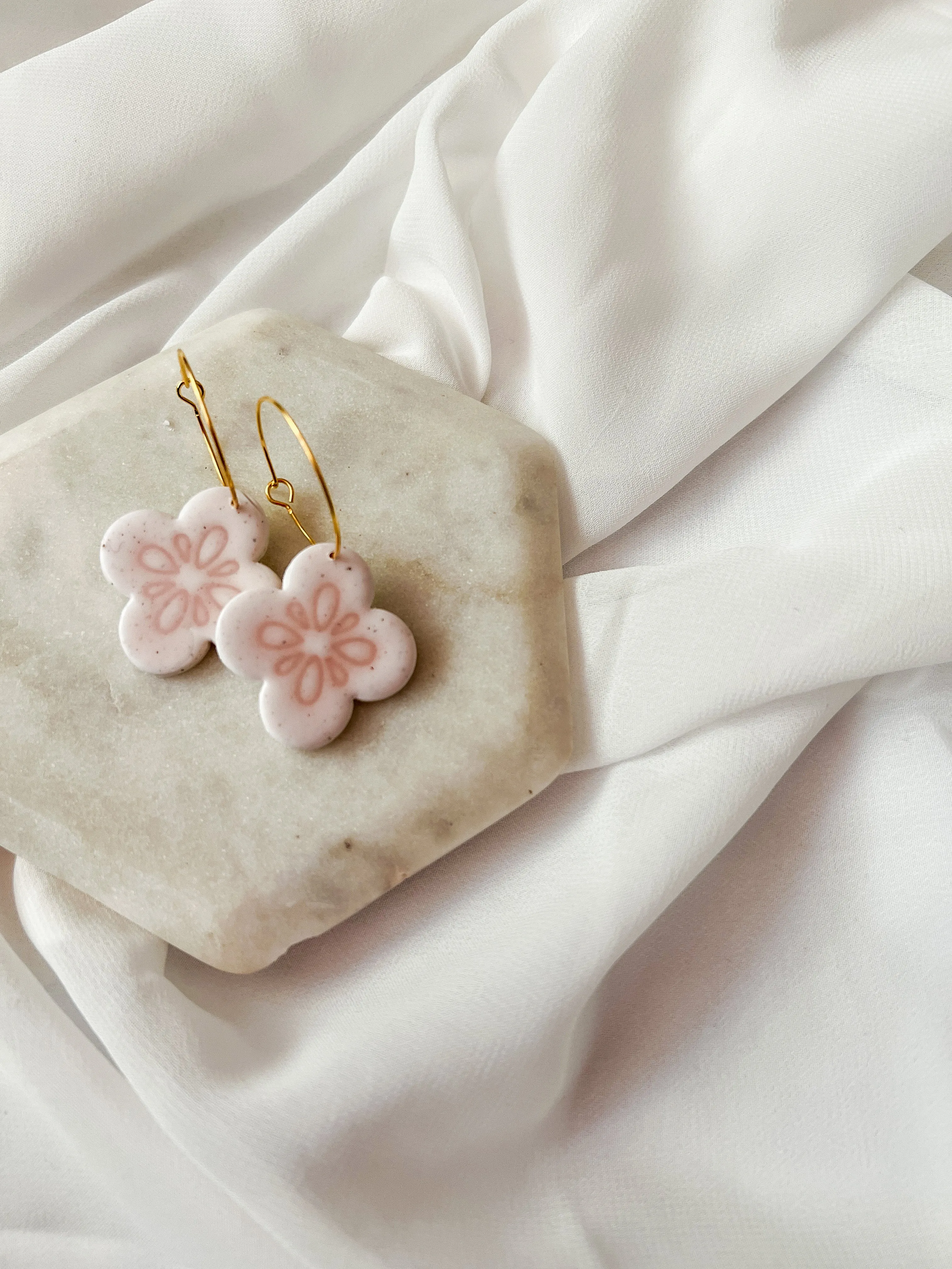 Tile |  Polymer Clay Earrings